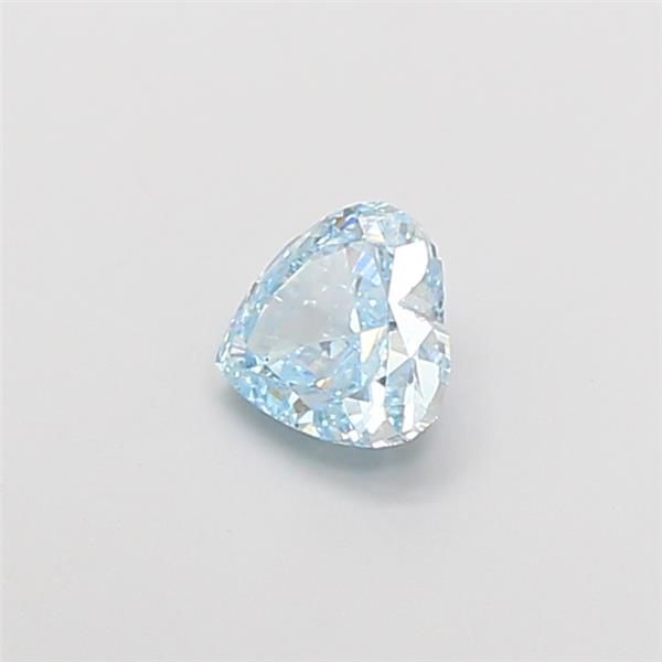 1.01 CT Fancy Vivid Blue HEART