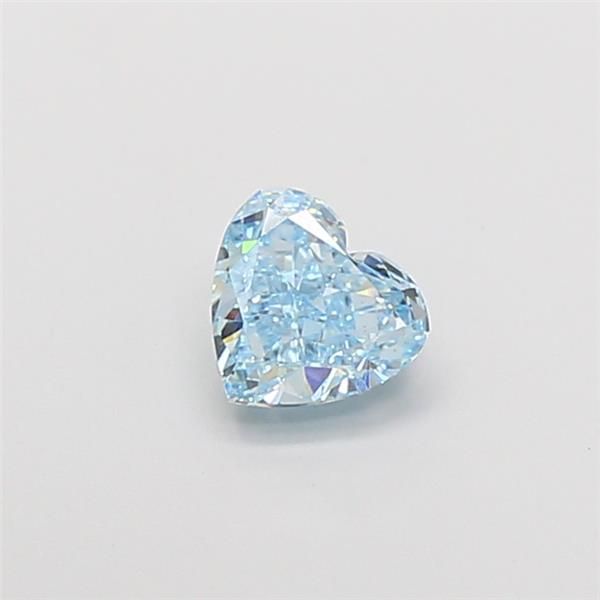 1.02 CT Fancy Vivid Blue HEART