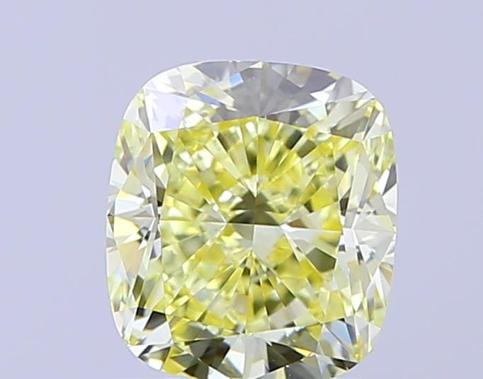 1.02 CT Fancy Yellow CUSHION MODIFIED