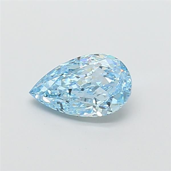 1.52 CT Fancy Vivid Blue PEAR