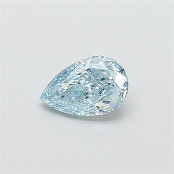1.09 CT Fancy Vivid Blueish Green PEAR