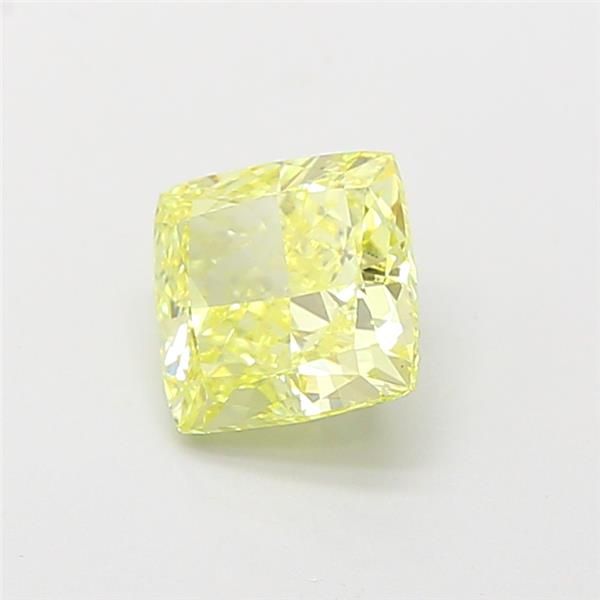 1.0 CT Fancy Intense Yellow CUSHION MODIFIED