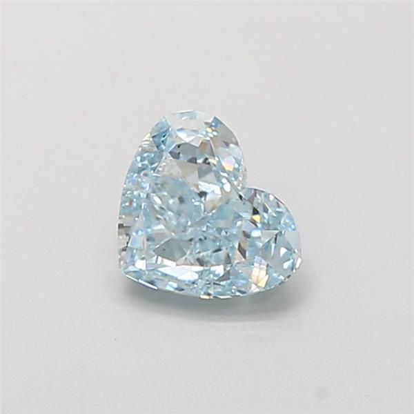 1.02 CT Fancy Intense Blue HEART