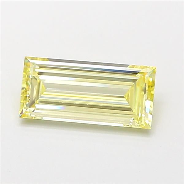 1.0 CT Fancy Light Yellow BAGUETTE