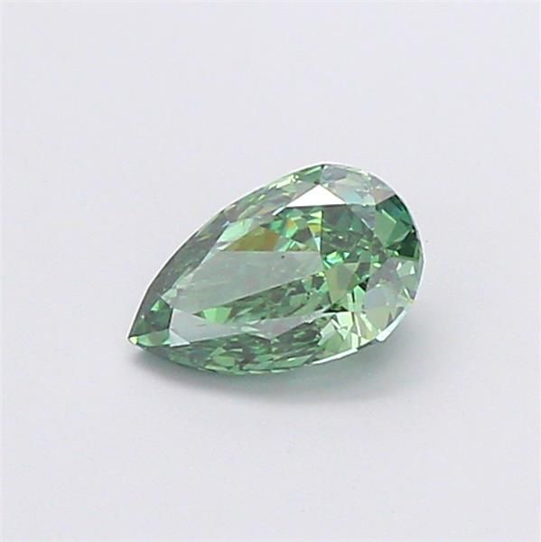 1.0 CT Fancy Vivid Green PEAR
