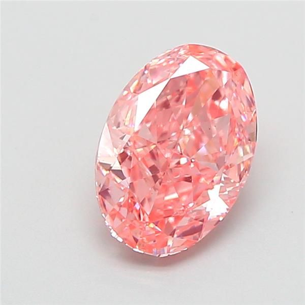 1.62 CT Fancy Vivid Pink OVAL