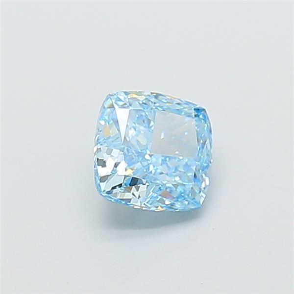 1.26 CT Fancy Vivid Blue CUSHION MODIFIED