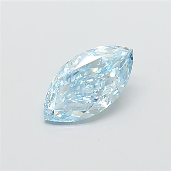 1.02 CT Fancy Intense Blue MARQUISE