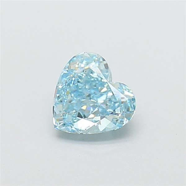 1.12 CT Fancy Intense Blue HEART