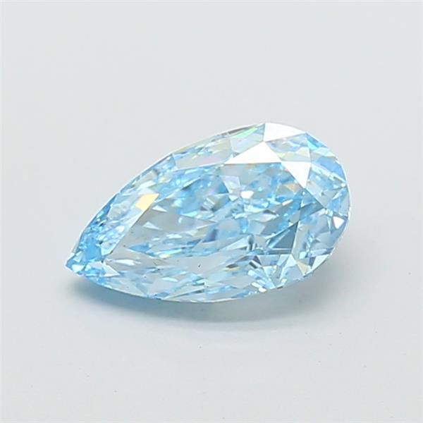 1.68 CT Fancy Vivid Blue PEAR