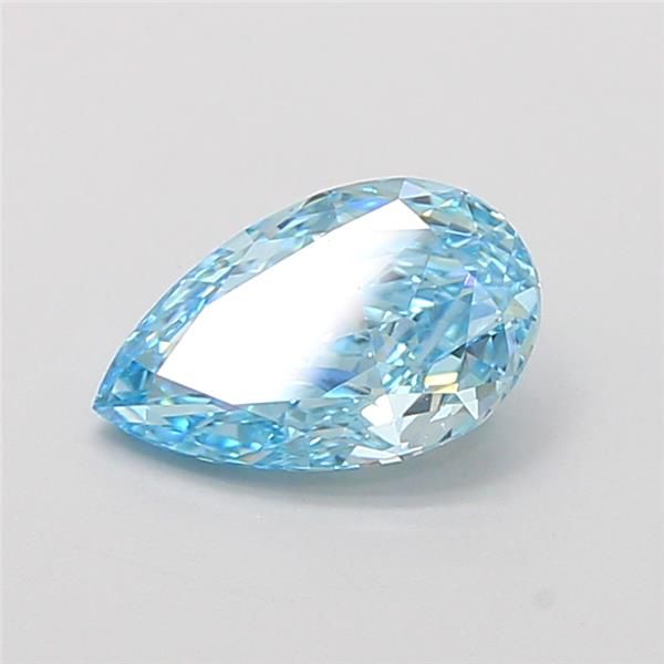 1.53 CT Fancy Vivid Blue PEAR
