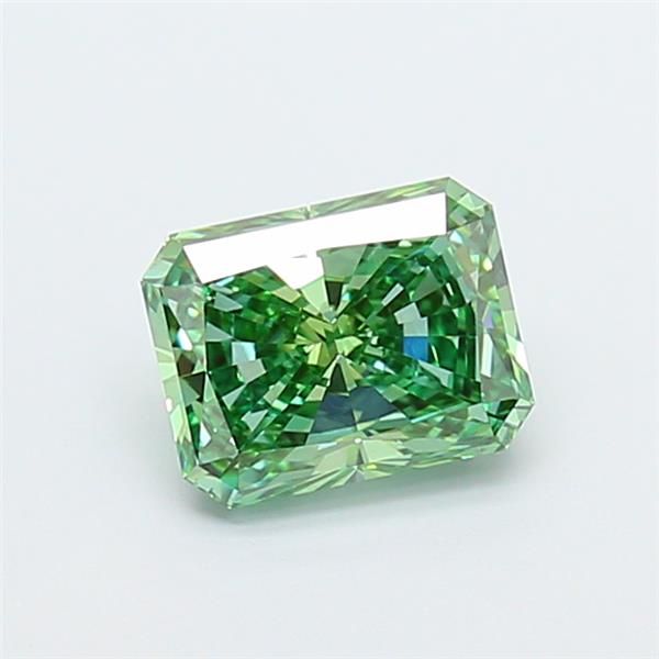 1.41 CT Fancy Vivid Green RADIANT