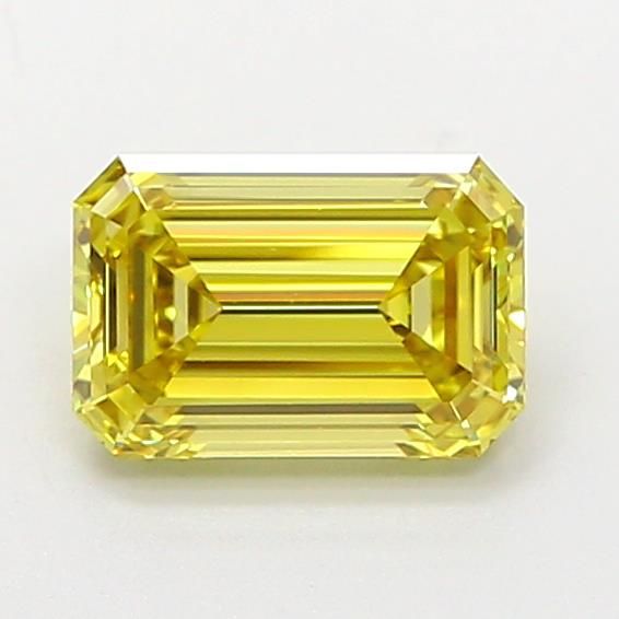 1.02 CT Fancy Yellow EMERALD