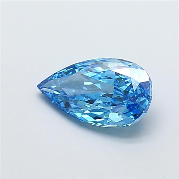 1.5 CT Fancy Vivid Blue PEAR
