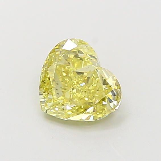 0.9 CT Fancy Yellow HEART