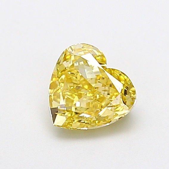 1.04 CT Fancy Intense Yellow HEART