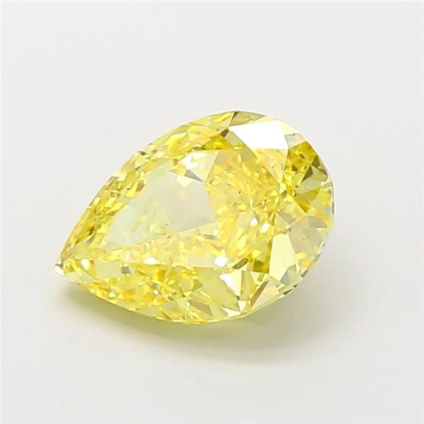 1.51 CT Fancy Vivid Yellow PEAR
