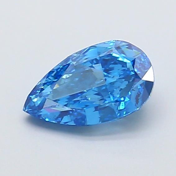 1.07 CT Fancy Vivid Blue PEAR