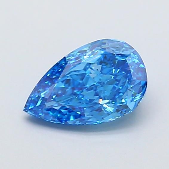 1.02 CT Fancy Vivid Blue PEAR