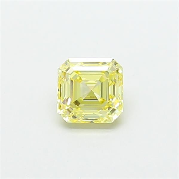 0.69 CT Fancy Yellow ASSCHER