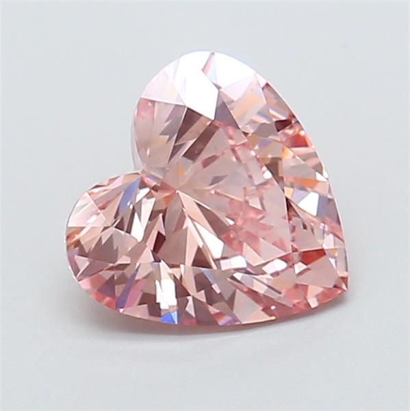 1.72 CT Fancy Vivid Pink HEART