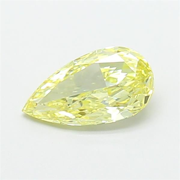 0.79 CT Fancy Yellow PEAR