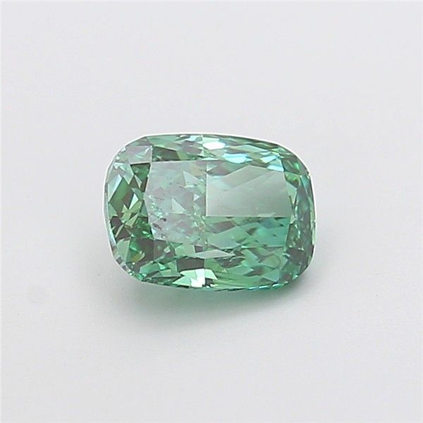 1.6 CT Fancy Vivid Green CUSHION MODIFIED