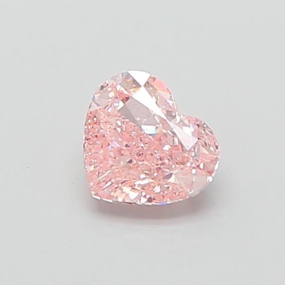1.01 CT Fancy Intense Pink HEART