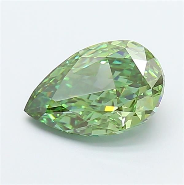1.43 CT Fancy Vivid Green PEAR