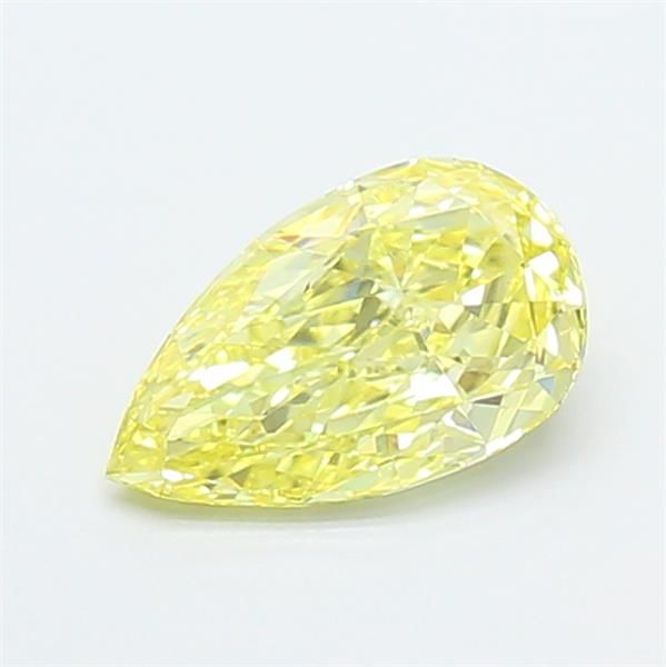 0.94 CT Fancy Intense Yellow PEAR