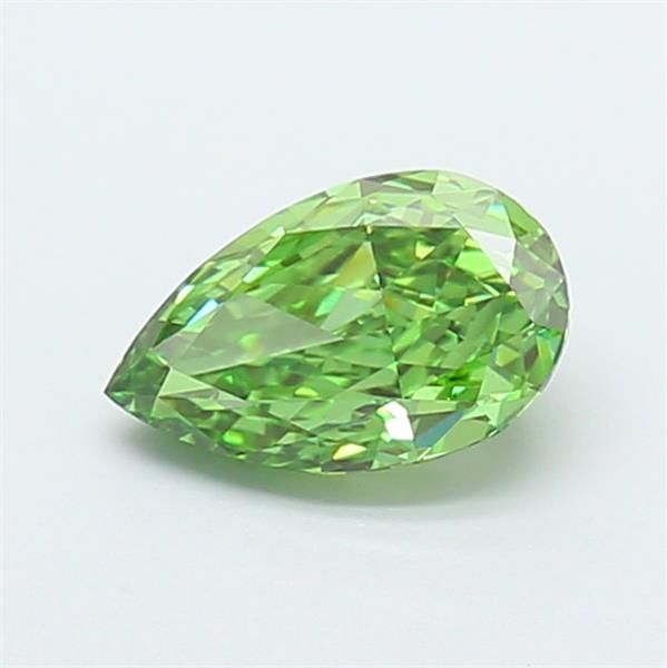1.16 CT Fancy Vivid Green PEAR