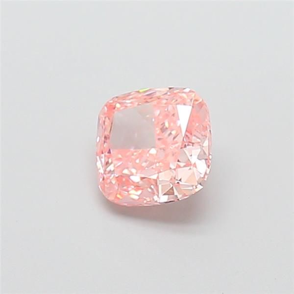 1.27 CT Fancy Vivid Pink CUSHION MODIFIED