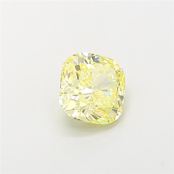 1.25 CT Fancy Light Yellow CUSHION MODIFIED