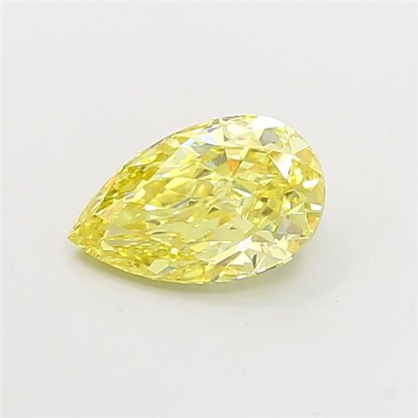 1.54 CT Fancy Vivid Yellow PEAR