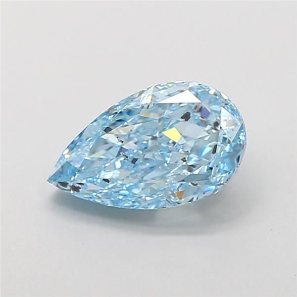 1.85 CT Fancy Vivid Blue PEAR
