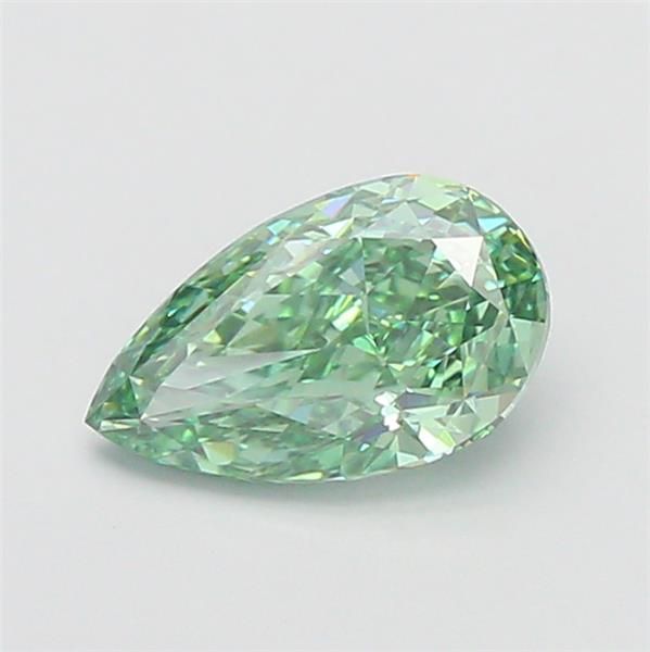 1.59 CT Fancy Vivid Green PEAR