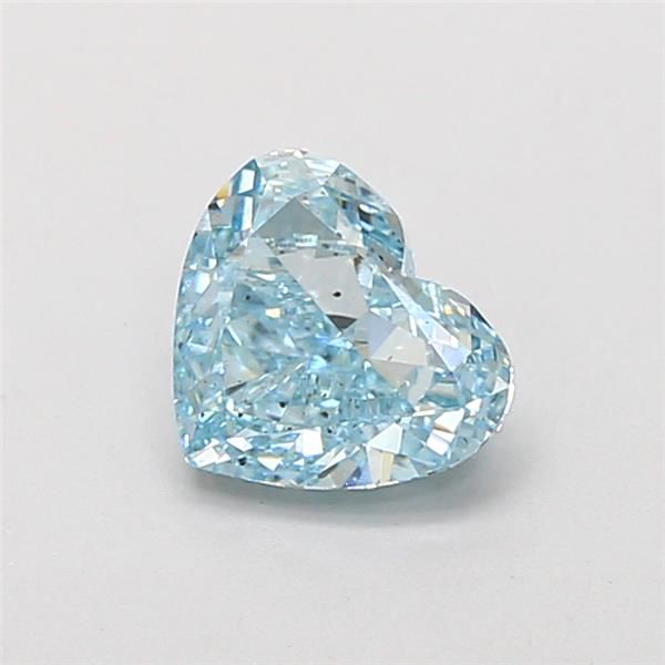 1.01 CT Fancy Intense Blue HEART