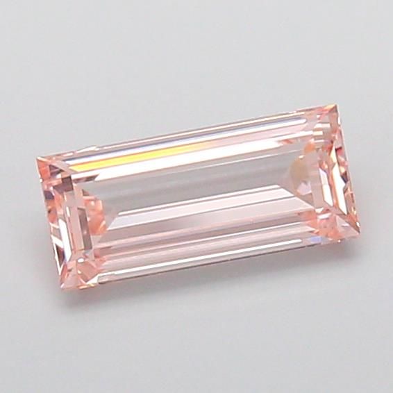 1.03 CT Fancy Brown Pink BAGUETTE