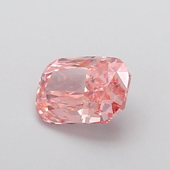 0.93 CT Fancy Vivid Pink CUSHION MODIFIED