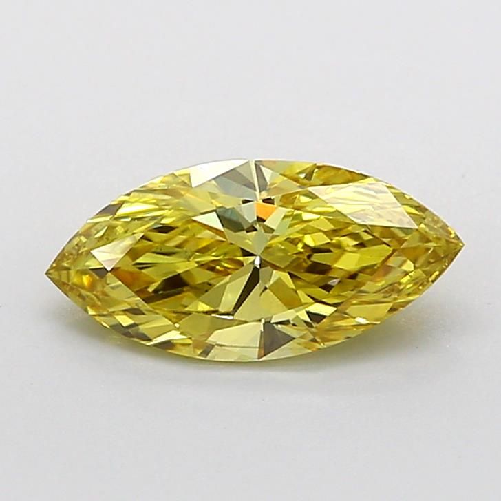 1.07 CT Fancy Intense Yellow MARQUISE