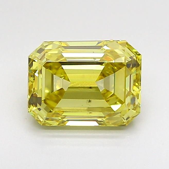 1.5 CT Fancy Yellow EMERALD