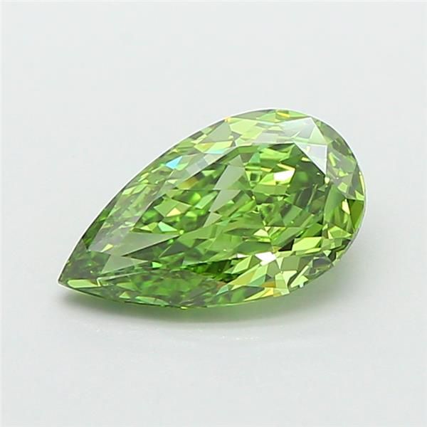 1.14 CT Fancy Vivid Green PEAR