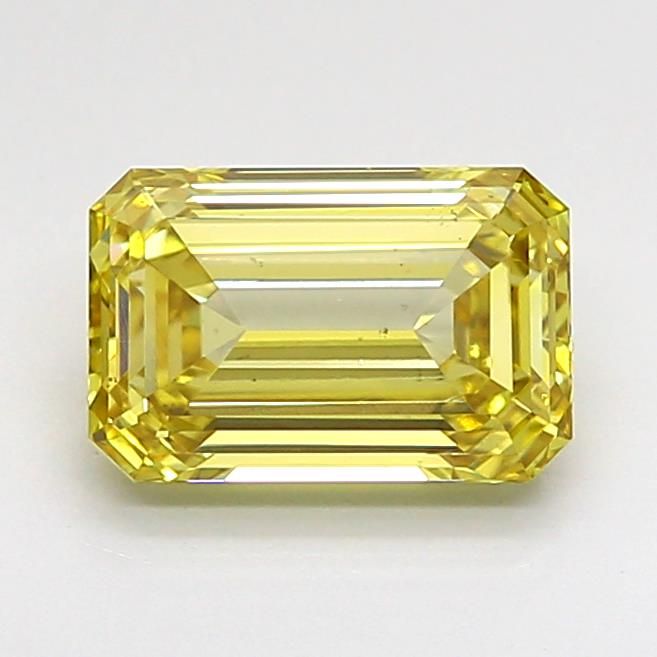 1.51 CT Fancy Yellow EMERALD