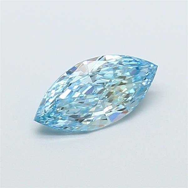 1.0 CT Fancy Vivid Blue MARQUISE