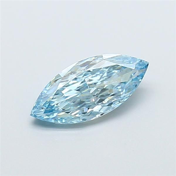 1.01 CT Fancy Vivid Blue MARQUISE