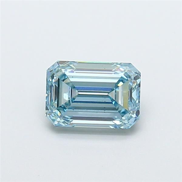 1.23 CT Fancy Intense Blue EMERALD
