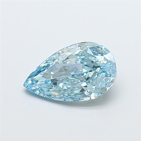 1.23 CT Fancy Vivid Blue PEAR