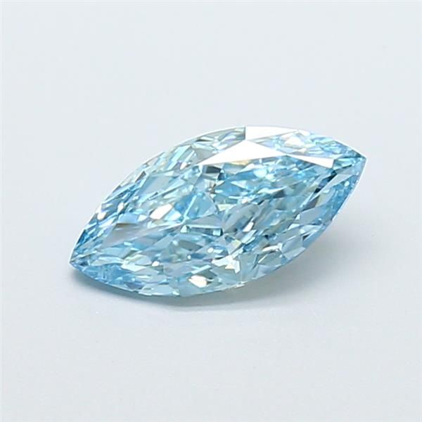 1.02 CT Fancy Vivid Blue MARQUISE