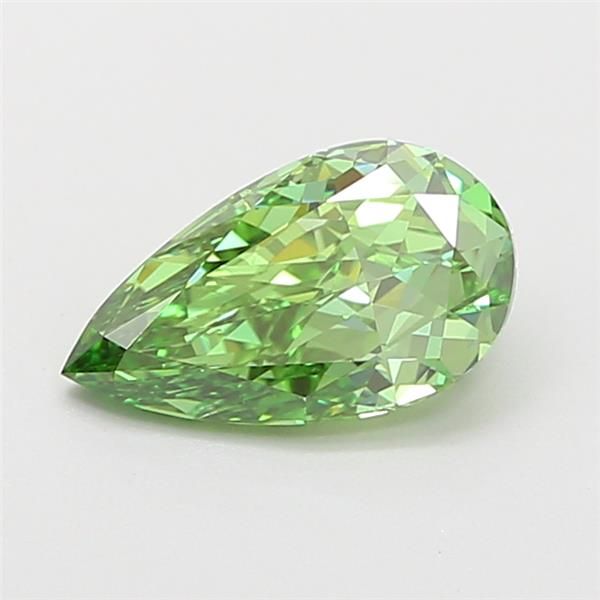 1.08 CT Fancy Vivid Green PEAR