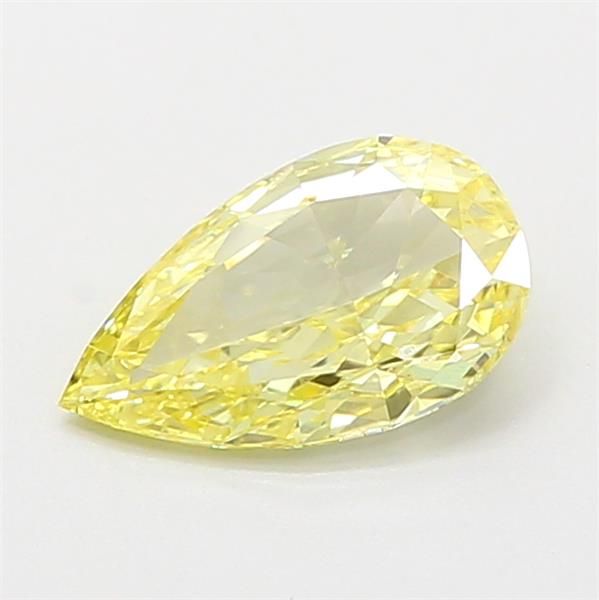 0.74 CT Fancy Intense Yellow PEAR